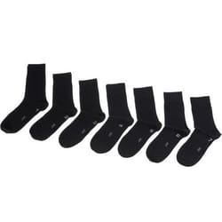 Lenz 2620X01 sock Unisex Athletic socks Black 7 pair(s)