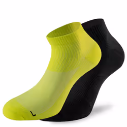 Lenz 3.0 Running Socks, black-yellow, Size 39 - 41 for Men