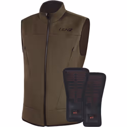 Lenz Heat Vest 2.0, brown, Size XL for Men