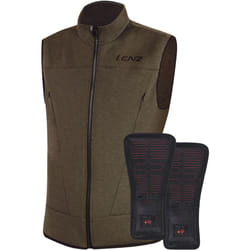 Lenz Heat Vest 2.0, brown, Size XL for Men