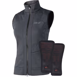 Lenz Heat Vest 2.0 Women Heated Vest Women, black-grey, Size 2XL