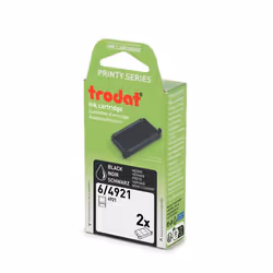 Trodat 6/4921, Ink cartridge, Black, Trodat, Black, 15 mm, 20 mm