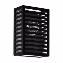 EGLO Alamonte 3, Outdoor wall lighting, Black, Aluminium, Steel, IP44, Facade, Garage, I