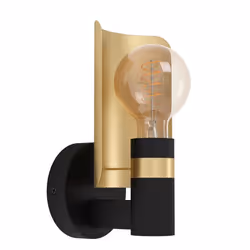 EGLO Hayes, Surfaced, Other, 1 bulb(s), E27, IP20, Black, Gold