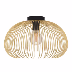EGLO 900165, 1 bulb(s), E27, IP20, Black, Gold