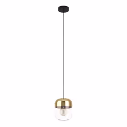 EGLO Maryvilla, Flexible mount, Black, Bronze, Gold, Gold, Transparent, Glass, Steel, Glass, Black