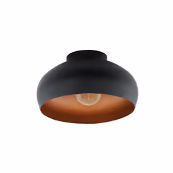 EGLO 900555, 1 bulb(s), E27, IP20, Black, Copper
