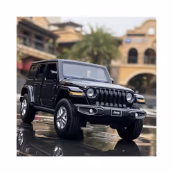 1:32 Jeeps Wrangler Rubicon Alloy Car Model Diecast Metal Toy Off-road - Black