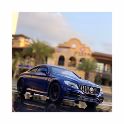 1:32 C63S Coupe Alloy Car Model Diecast Metal Toy Vehicles Car Model Collection - 1 32 Silvery