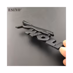 3D Wolf Racing Car Trunk Zinc Alloy Emblem Rear Body Tailgate Accessories - Silver