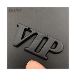 3D VIP JDM Style Car Trunk Zinc Alloy Badge Emblem Universal Design Car - Black