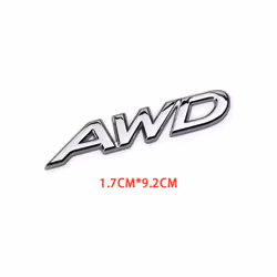 3D Metal Awd 2.0 2.5 Car Rear Trunk Displacement Logo Car Sticker Badge - A-02