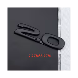 3D Metal Awd 2.0 2.5 Car Rear Trunk Displacement Logo Car Sticker Badge - A-04