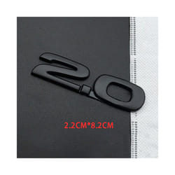 3D Metal Awd 2.0 2.5 Car Rear Trunk Displacement Logo Car Sticker Badge - A-04