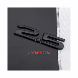 3D Metal Awd 2.0 2.5 Car Rear Trunk Displacement Logo Car Sticker Badge - A-06
