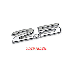 3D Metal Awd 2.0 2.5 Car Rear Trunk Displacement Logo Car Sticker Badge - A-05