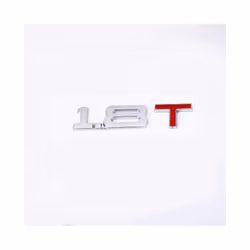 3D Metal Car Trunk Engine Displacement Scale Emblem Auto Stickers 1.3T - 1.8T