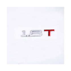 3D Metal Car Trunk Engine Displacement Scale Emblem Auto Stickers 1.3T - 1.8T