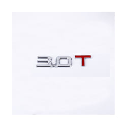 3D Metal Car Trunk Engine Displacement Scale Emblem Auto Stickers 1.3T - 3.0T
