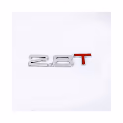 3D Metal Car Trunk Engine Displacement Scale Emblem Auto Stickers 1.3T - 2.8T