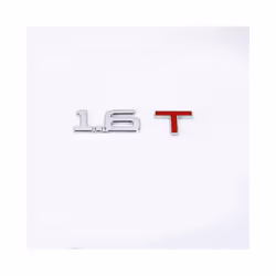 3D Metal Car Trunk Engine Displacement Scale Emblem Auto Stickers 1.3T - 1.6T