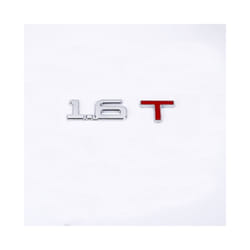 3D Metal Car Trunk Engine Displacement Scale Emblem Auto Stickers 1.3T - 1.6T