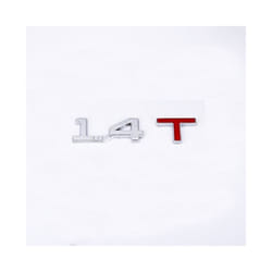 3D Metal Car Trunk Engine Displacement Scale Emblem Auto Stickers 1.3T - 1.4T