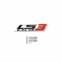 Metal Stickers LS3 6.2L V8 Grille Emblem Car Rear Trunk Body For GM Chevrolet - 4