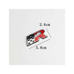 Car 3D Metal Decals Sticker For Seat Leon Altea Ibiza Fiat 500 Panda Bravo - B