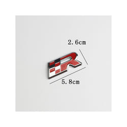 Car 3D Metal Decals Sticker For Seat Leon Altea Ibiza Fiat 500 Panda Bravo - A