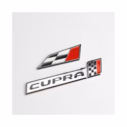 Car 3D Metal Decals Sticker For Seat Leon Altea Ibiza Fiat 500 Panda Bravo - A