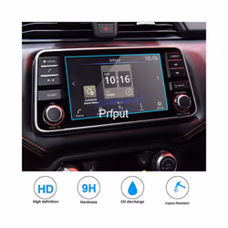 Car Screen Protector for Nissan Versa 2020 2021 Car GPS Navigation Tempered - 152x91mm