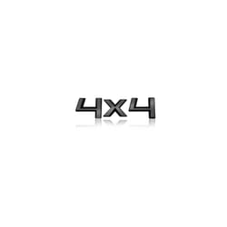 Bright Black Metal car Rear trunk Decals Emblem badge sticker For Skoda - 1
