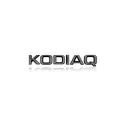 Bright Black Metal car Rear trunk Decals Emblem badge sticker For Skoda - 8