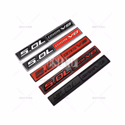 Car Styling Coyote 5.0L Coyote V8 3D Metal Zinc Alloy Car Badge Body Rear - Style 4