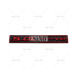 Car Styling Coyote 5.0L Coyote V8 3D Metal Zinc Alloy Car Badge Body Rear - Style 3