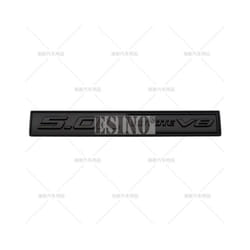 Car Styling Coyote 5.0L Coyote V8 3D Metal Zinc Alloy Car Badge Body Rear - Style 1