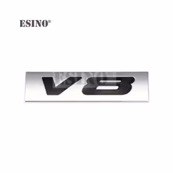 Car Styling 3D V6 V8 4 x 4 Logo Metal Zinc Alloy Car Sticker Badge Body - V8 1