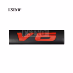 Car Styling 3D V6 V8 4 x 4 Logo Metal Zinc Alloy Car Sticker Badge Body - V6 3