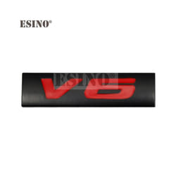 Car Styling 3D V6 V8 4 x 4 Logo Metal Zinc Alloy Car Sticker Badge Body - V6 3