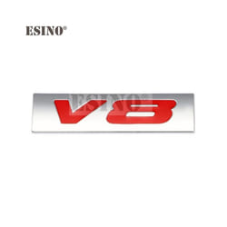 Car Styling 3D V6 V8 4 x 4 Logo Metal Zinc Alloy Car Sticker Badge Body - V8 2