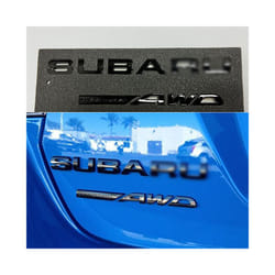 Car ABS Sticker For Subaru XV Legacy Outback Crosstrek Forester Impreza - Subaru