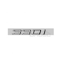 Car 3D ABS Trunk Letters Logo Badge Emblem Decal Sticker For BMW 3 Series - Silver 330i