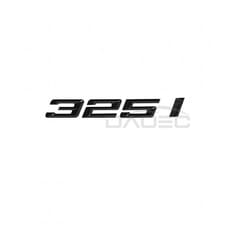 Car 3D ABS Trunk Letters Logo Badge Emblem Decal Sticker For BMW 3 Series - Gloss black 325i