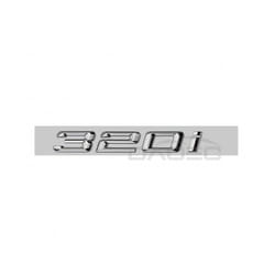 Car 3D ABS Trunk Letters Logo Badge Emblem Decal Sticker For BMW 3 Series - Silver 320i