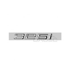 Car 3D ABS Trunk Letters Logo Badge Emblem Decal Sticker For BMW 3 Series - Silver 325i