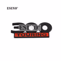 Car Styling 300 Touring 3D Feder Rear Trunk Metal Chrome Zinc Alloy Emblem - Style1