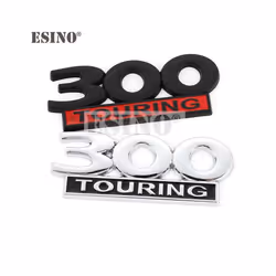 Car Styling 300 Touring 3D Feder Rear Trunk Metal Chrome Zinc Alloy Emblem - Style1