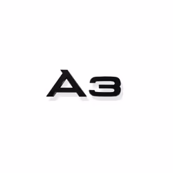 Car Decor 3D ABS A1 A3 A4 A5 A6 A7 A8 Car Logo Letter Number Sticker Rear - 12