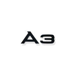 Car Decor 3D ABS A1 A3 A4 A5 A6 A7 A8 Car Logo Letter Number Sticker Rear - 12